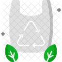 Eine Recycelte Plastiktute Icon