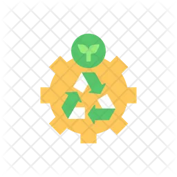 Recyclingprozess  Symbol