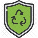Recycling Shield  Icon