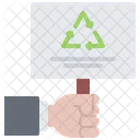 Recycling Signboard Ecology Signboard Hand Icon