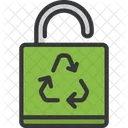 Recycling-Sperre  Symbol