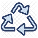 Biodegradable Recycling Symbol Reuse Icon