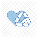 Recycling Symbol With Heart Icon
