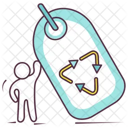 Recycling Tag  Icon