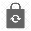 Wiederverwertbare Tasche  Symbol