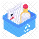 Recycling Bucket Recycling Equipment Reuse Trash Icon