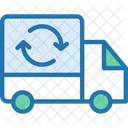 Lorry Recycling Truck Reuse Truck Icon
