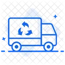 Waste Management Recycling Van Waste Truck Icon