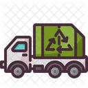 Recycling Truck Trash Truck Icon