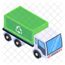 에코 트럭 재활용 트럭 재활용 밴 아이콘