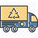 Recycling Truck Garbage Recycling Icon