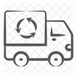 Recycling Van Icon