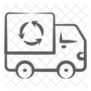 Recycling Transporter Oko LKW Mullwagen Symbol