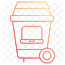 Recycling von Elektroschrott  Symbol