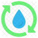 Drop Water Cycle Icon