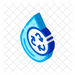 Recycling Water  Icon