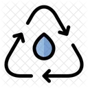 Recycling Water Recycle Water Ecology Icon