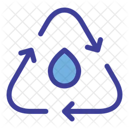 Recycling Water  Icon