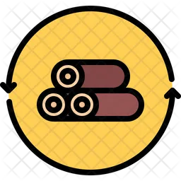 Recycling Wood  Icon