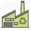 Recyclinganlage Industrie Anlage Symbol