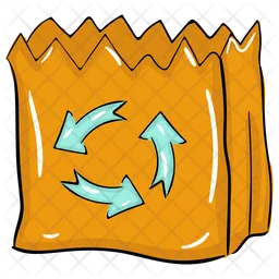 Recyclingbeutel  Symbol