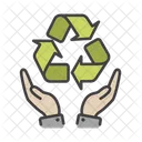 Recyclingzeit Zeitmanagement Recyclingzeit Symbol