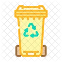 Bin Waste Sorting Symbol