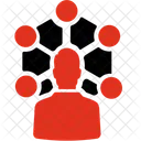 Red Conectividad Networking Icon