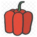 Red Bell Pepper Icon
