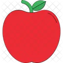 Preserved Red Apple Apple Vector Icon