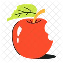 Malus Red Apple Fresh Fruit Icon