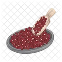 Red Bean Nut Seed Icon