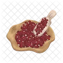 Red Bean Nut Seed Icon