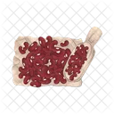 Red Bean Nut Seed Icon