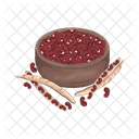 Red Bean Nut Seed Icon