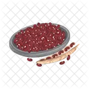 Red Bean Nut Seed Icon