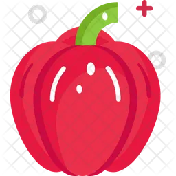 Red Bell Pepper  Icon