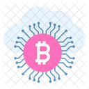 Red bitcoin  Icono