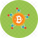 Red bitcoin  Icono