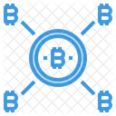 Red bitcoin  Icono