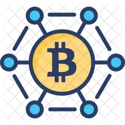 Red bitcoin  Icono