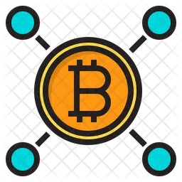 Red bitcoin  Icono