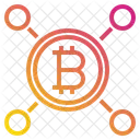 Red bitcoin  Icono