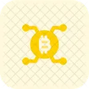 Red bitcoin  Icono