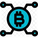 Red bitcoin  Icono