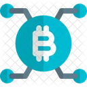 Red bitcoin  Icono