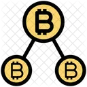 Red Bitcoin Bitcoin Red Icono