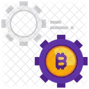 Red bitcoin  Icono