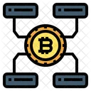 Red bitcoin  Icono