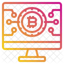 Red bitcoin  Icono